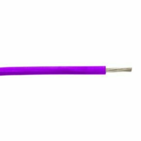 Sequel Wire & Cable 22 AWG, UL 1007 Lead Wire, 7 Strand, 105C, 300V, Tinned copper, PVC, Purple, Sold by the FT 2232A4T-0707AR210